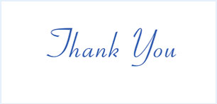 Thank you notecard