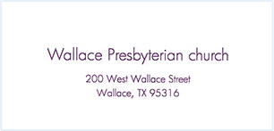 Wallace Church Notecard