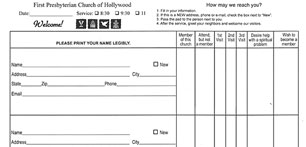 Attendance pad 3