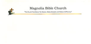 Magnolia Bible Church letterhead