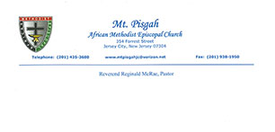 Mt. Pisgah African Episcopal Church letterhead