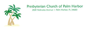 Presbyterian Church of Palm Harbor letterhead